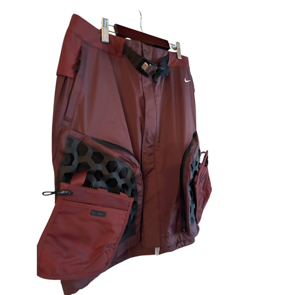 Nike Women’s ISPA Skirt Burgundy Pockets Comfort Casual HM5009-652 Size S - Picture 4 of 5